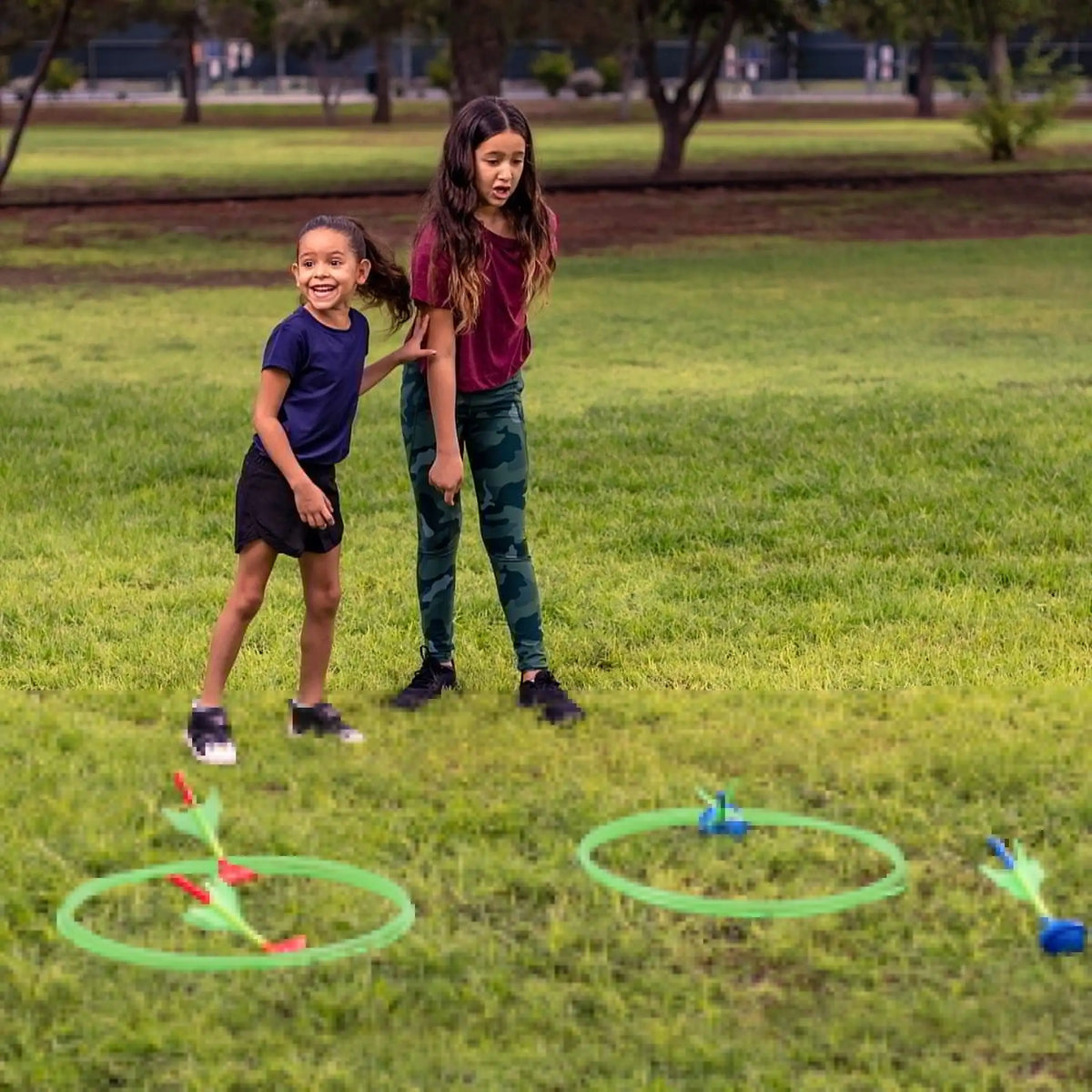 Joyfy Glow In The Dark Lawn Darts Family Outdoor Game