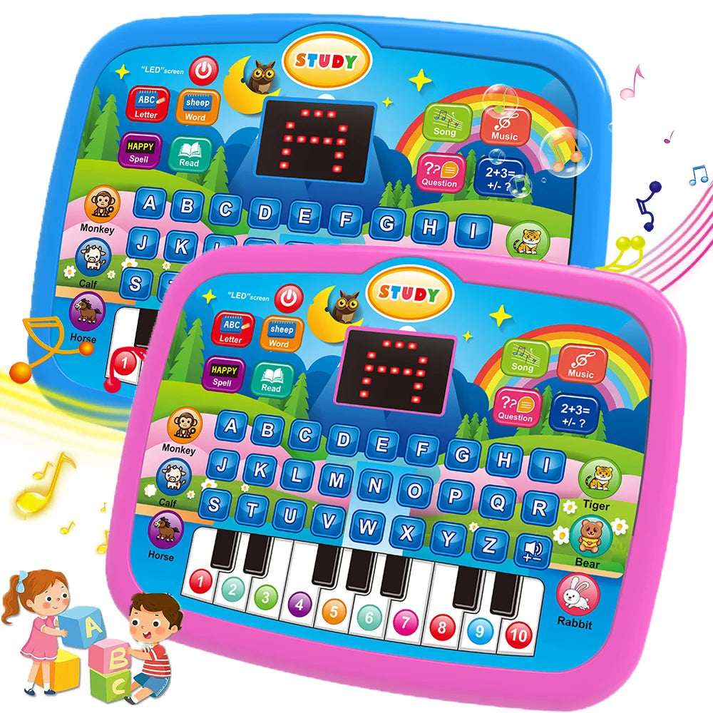 Multi functional early childhood education machine toys, letters, numbers, and music, gifts for boys and girls (no batteries)