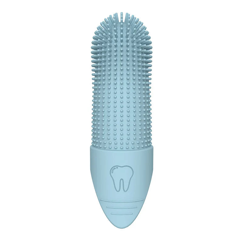 Food Grade Silicone Finger Toothbrush For Pet Dental Care