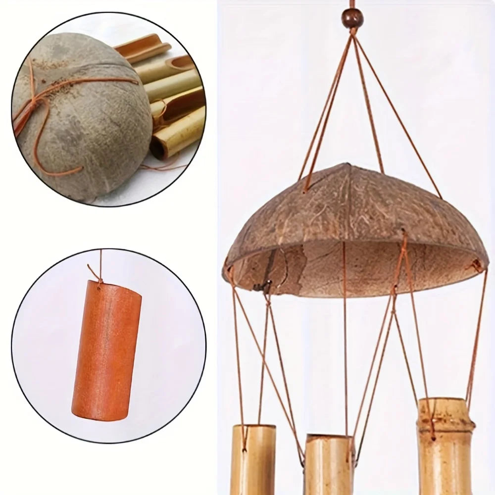 Bamboo Wind Chimes For Garden Home And Outdoor Decor