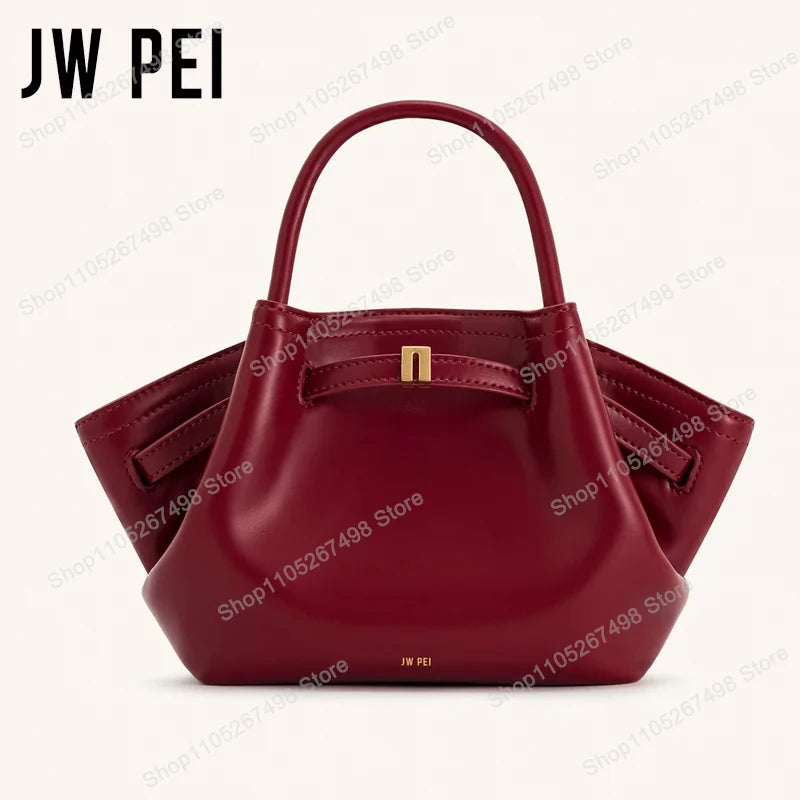 JW PEI Luxury Handbag Tote Bag for Women Leather Shoulder Bag Purse Design Large Capacity Totes Top Handle Hobo Shopper Work Bag