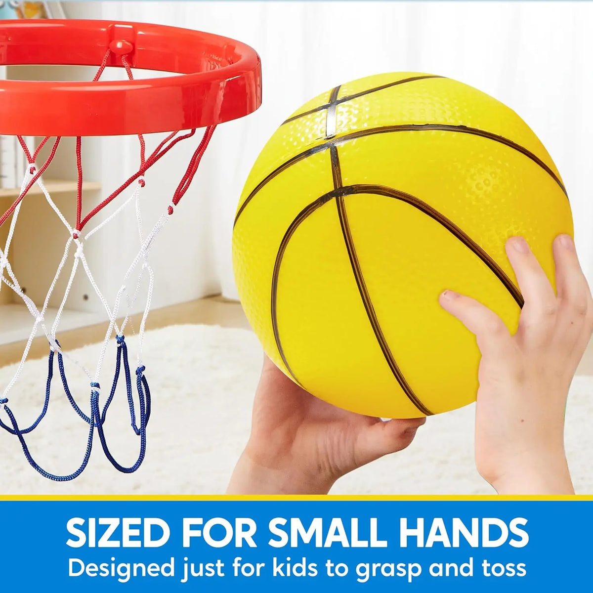 Joyfy Mini Basketball Toys for Kids Indoor Hoop Play