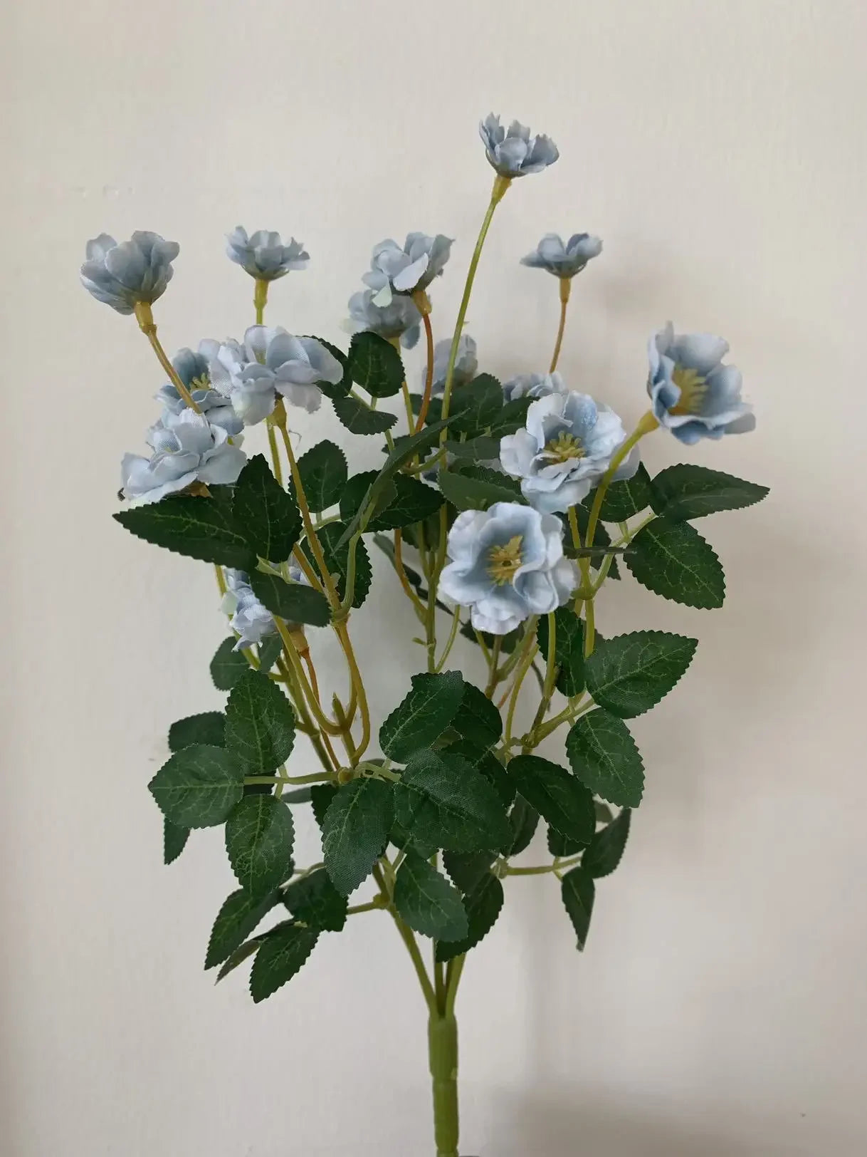 Youyouhuan Artificial Silk Rose Garden Decor Bouquet 15 Heads