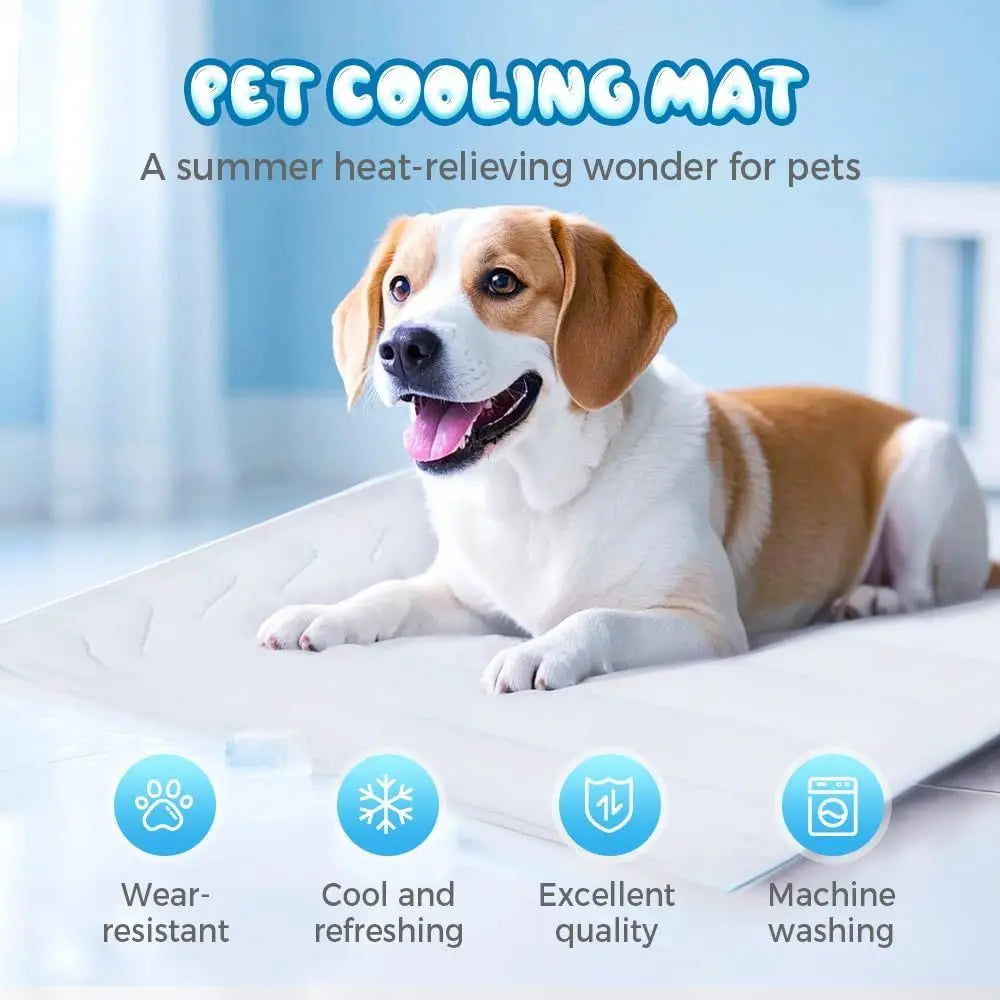 Dog Cooling Mat, 2025 New Washable Portable Pet Cooling Mat Summer Sleng Pad or Dogs Cats, Premium Breathable Coolings Blanket C