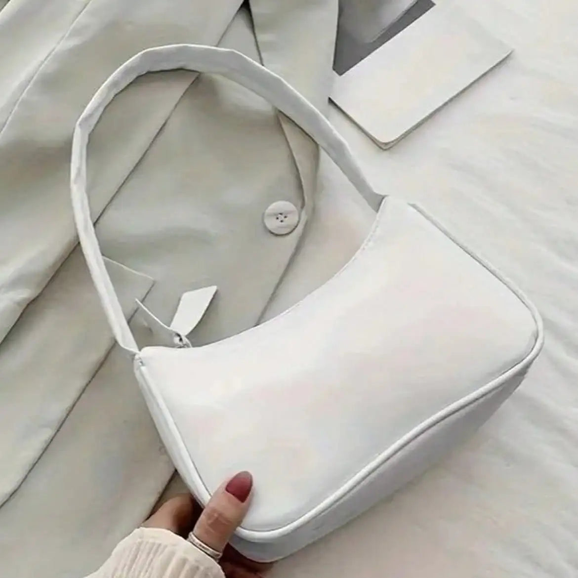 Womens PU Leather Crossbody Tote Bag for Everyday Shopping