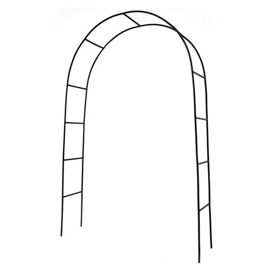 Wisfor Metal Garden Arch Trellis for Climbing Plants and Weddings