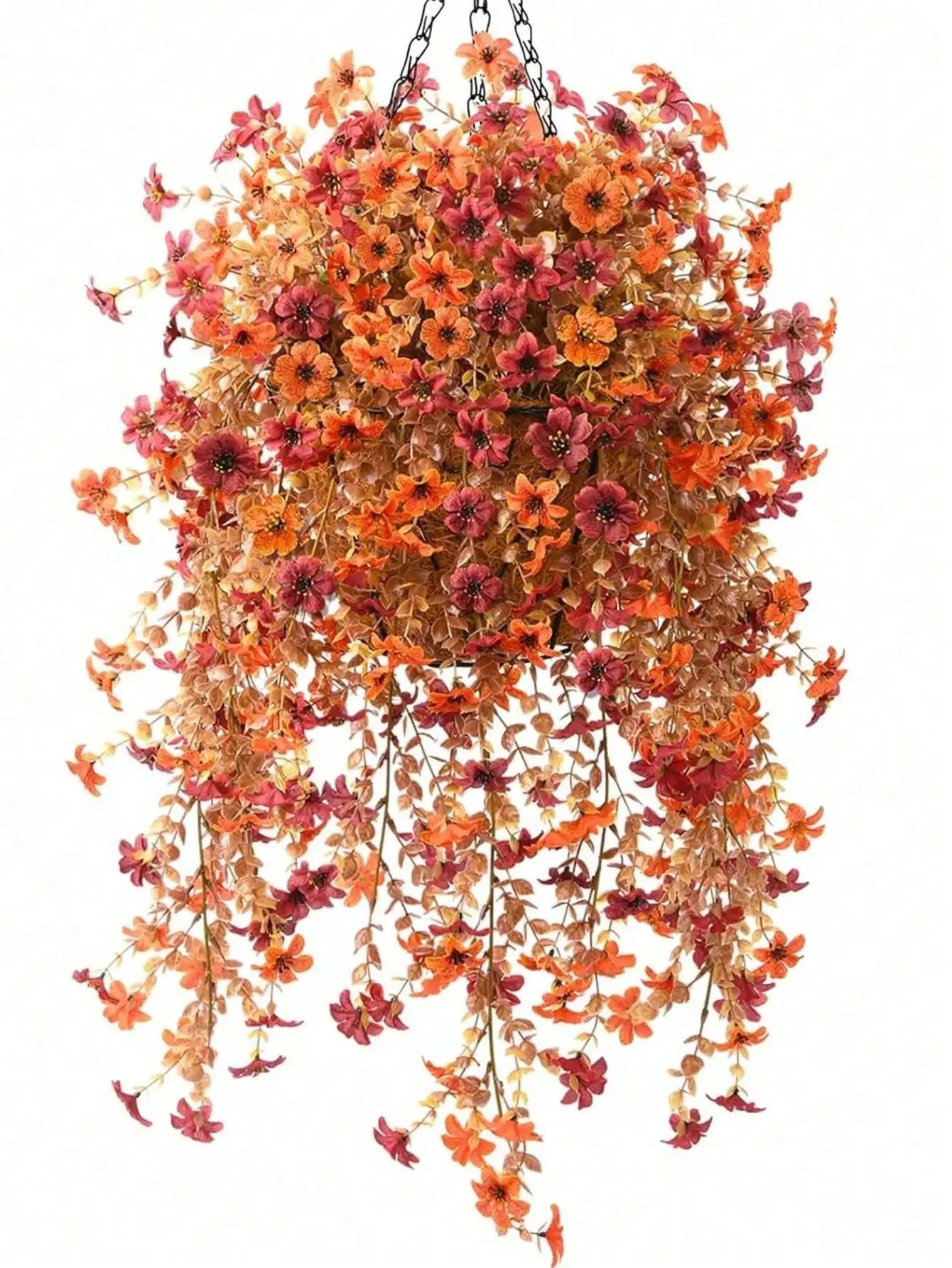 Artificial Eucalyptus Silk Vine, UV-Resistant Outdoor Greenery