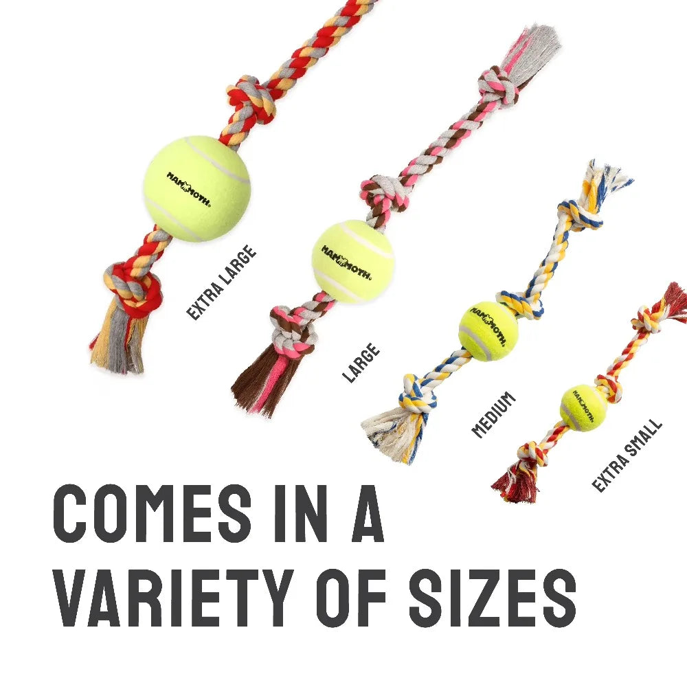 Extra Large 36 Inch Long 5 Knot Super Strong Cotton Blend Tug Rope Dog Chew Toy for Aggressive Chewers Large Breed Dogs Over 80 lbs Interactive Play Teeth Cleaning Durable Rope for Pulling Tossing Fetch Training Heavy