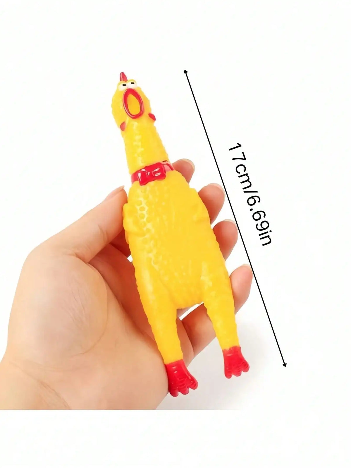 Upgraded Screaming Chicken Squeaky Pet Toy For Dogs And Cats