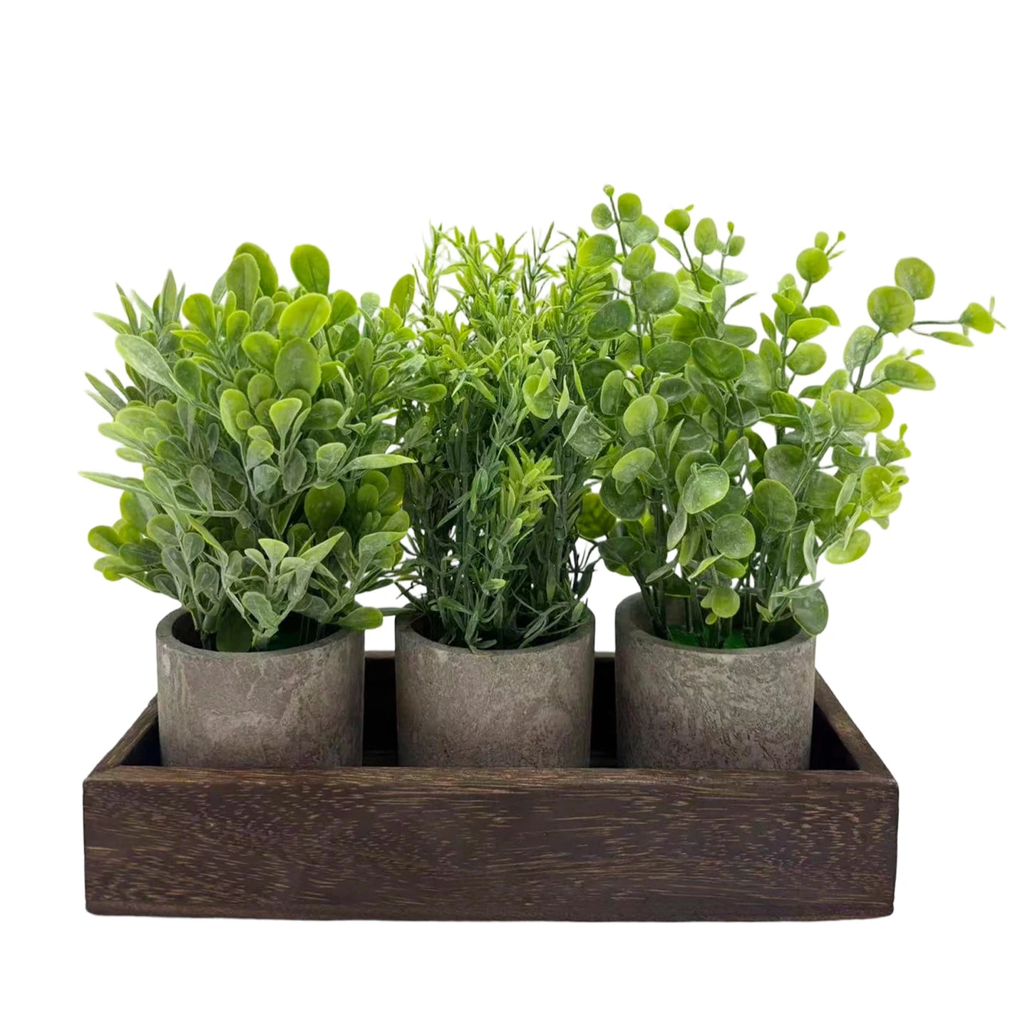 Artificial Babys Breath Gypsophila Set With Paper Pots And Galvanized Bucket