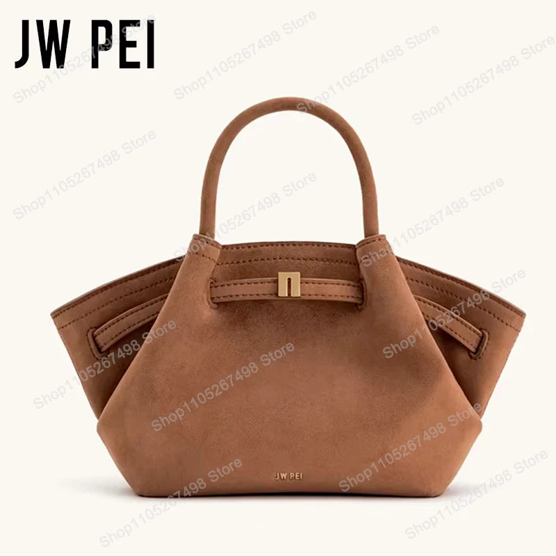 JW PEI Luxury Handbag Tote Bag for Women Leather Shoulder Bag Purse Design Large Capacity Totes Top Handle Hobo Shopper Work Bag