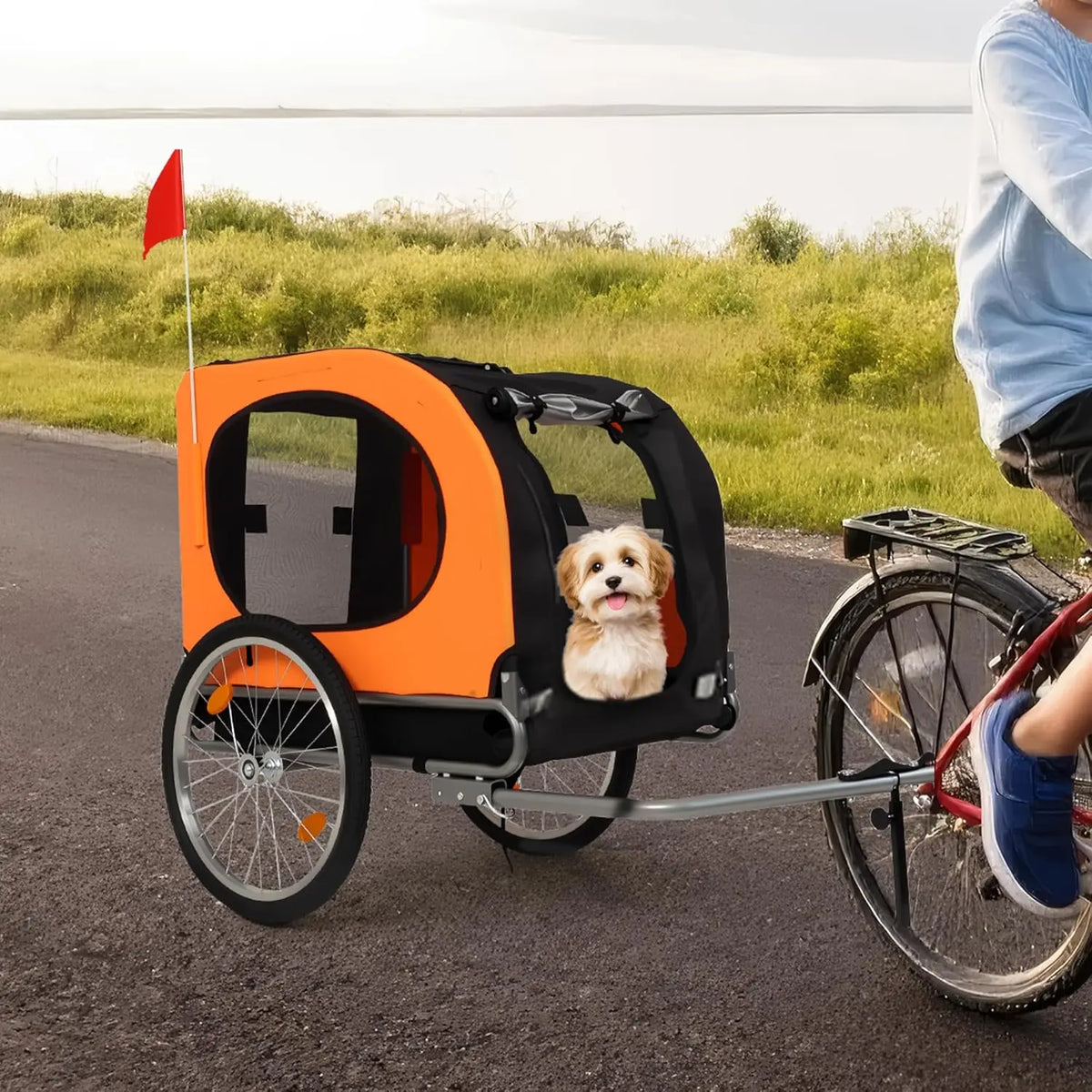 Twister CK Foldable Dog Bike Trailer With Universal Coupler
