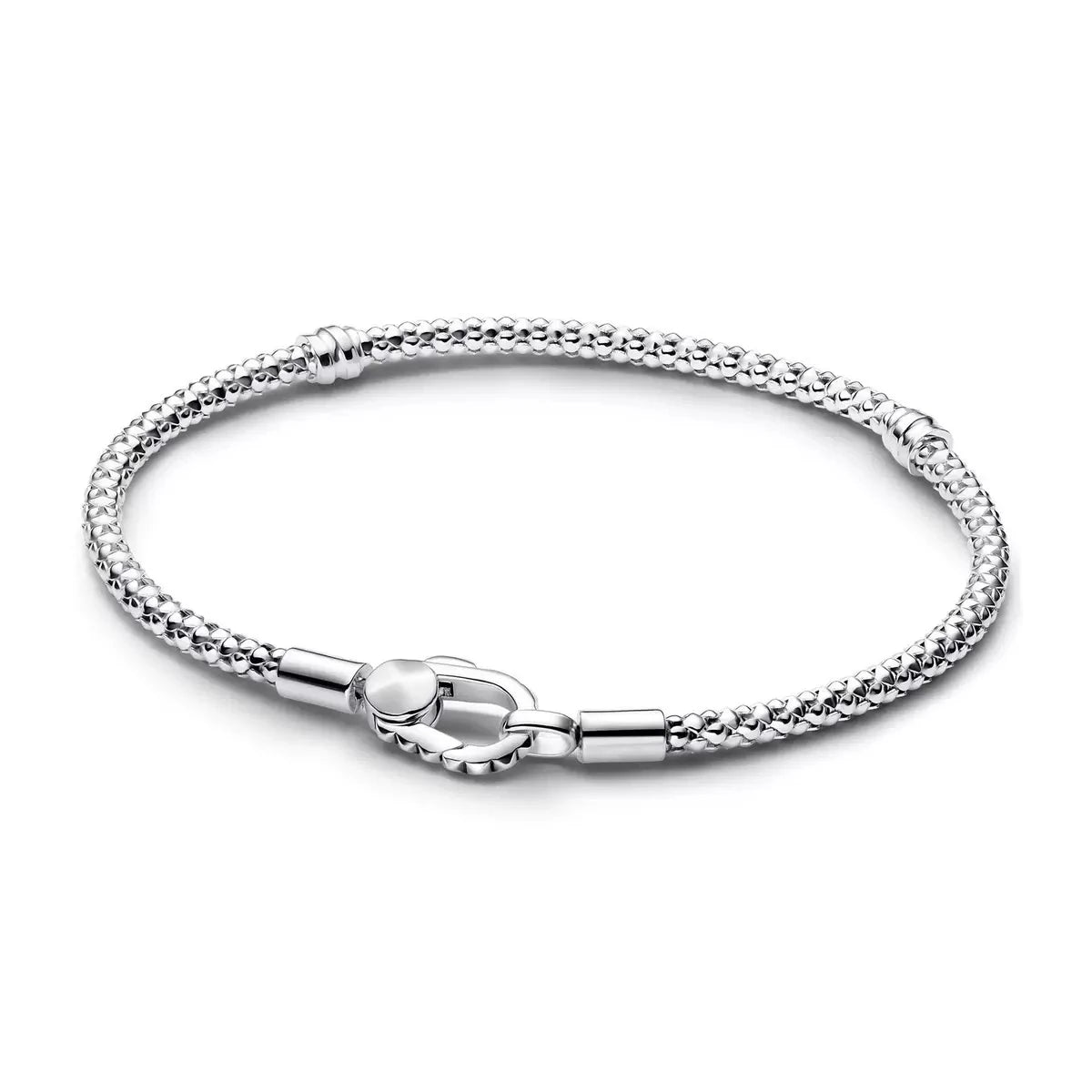 Special sale 925% pure silver snake shaped strap buckle rose zircon decorative bracelet for women's jewelry Valentine's Day gift