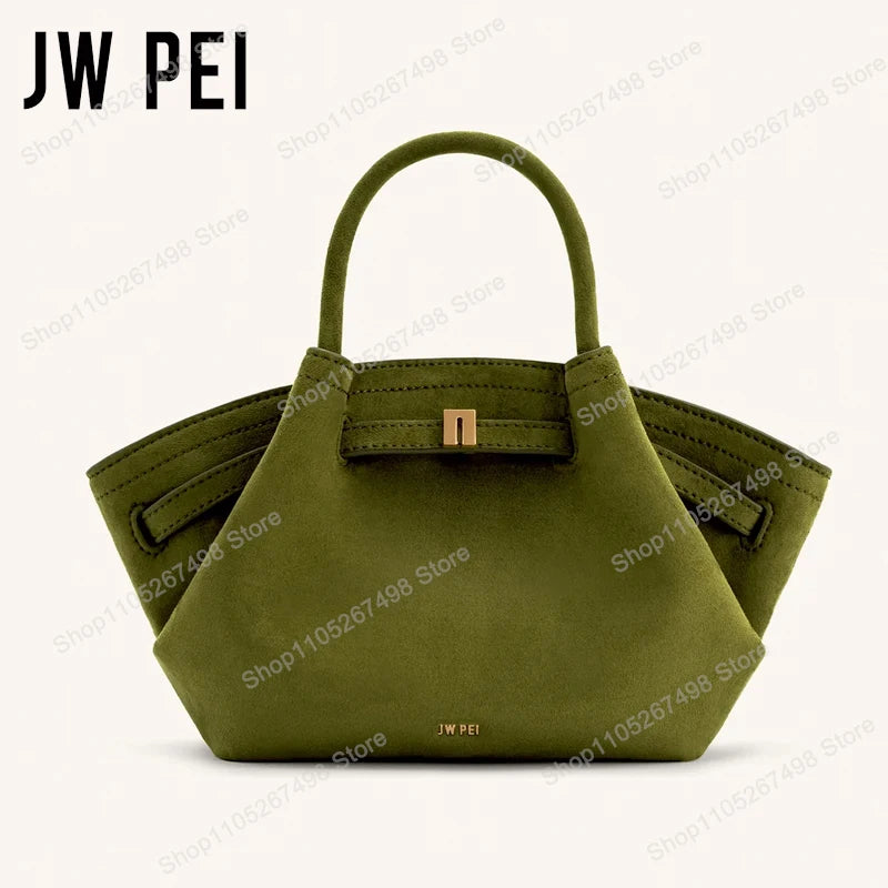 JW PEI Luxury Handbag Tote Bag for Women Leather Shoulder Bag Purse Design Large Capacity Totes Top Handle Hobo Shopper Work Bag