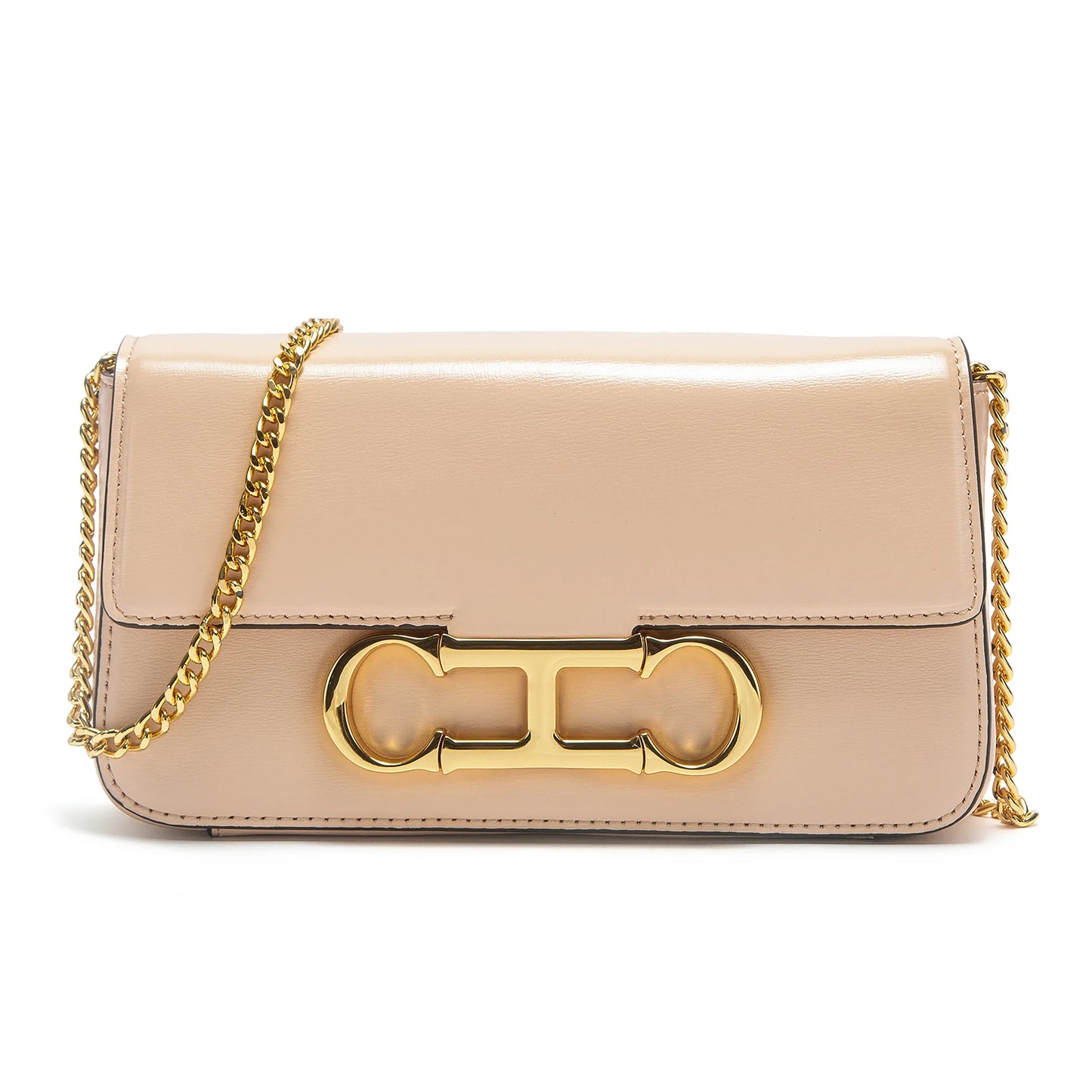 CHCH Women's Chain Bag Summer New Black Shoulder Bag Women's Flip Phone Bag