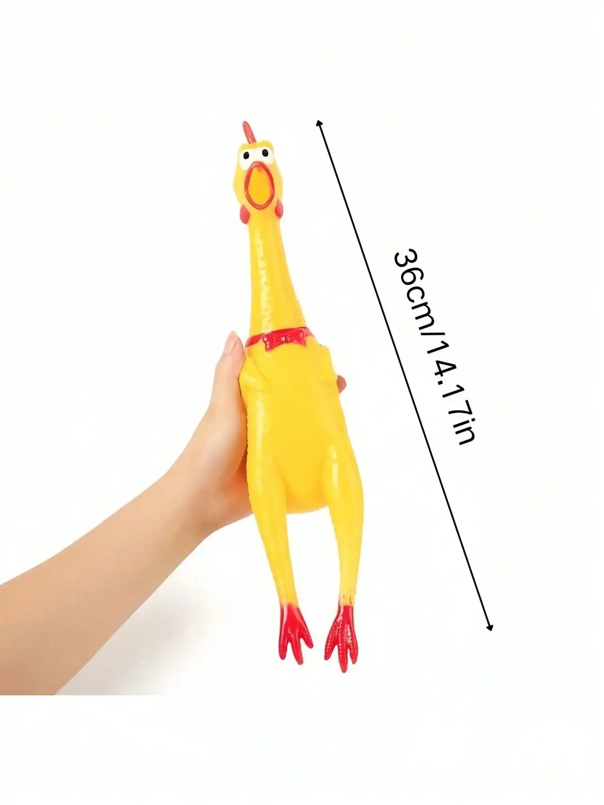 Upgraded Screaming Chicken Squeaky Pet Toy For Dogs And Cats