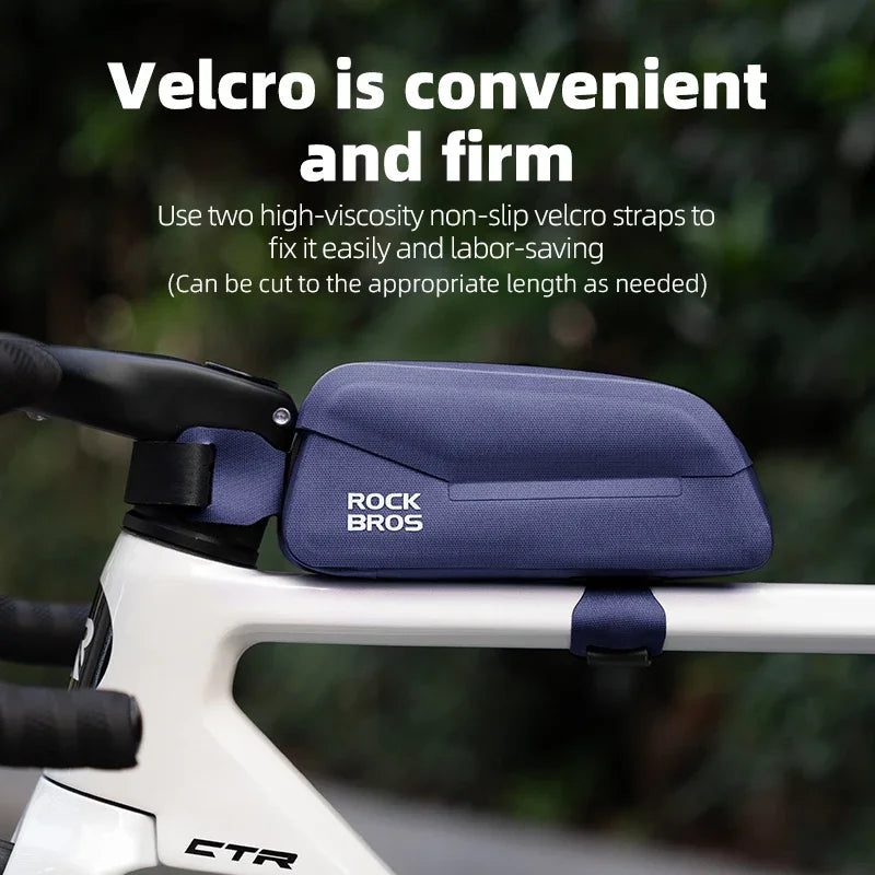 ROCKBROS Magnetic Waterproof Bike Top Tube Bag With Easy Access