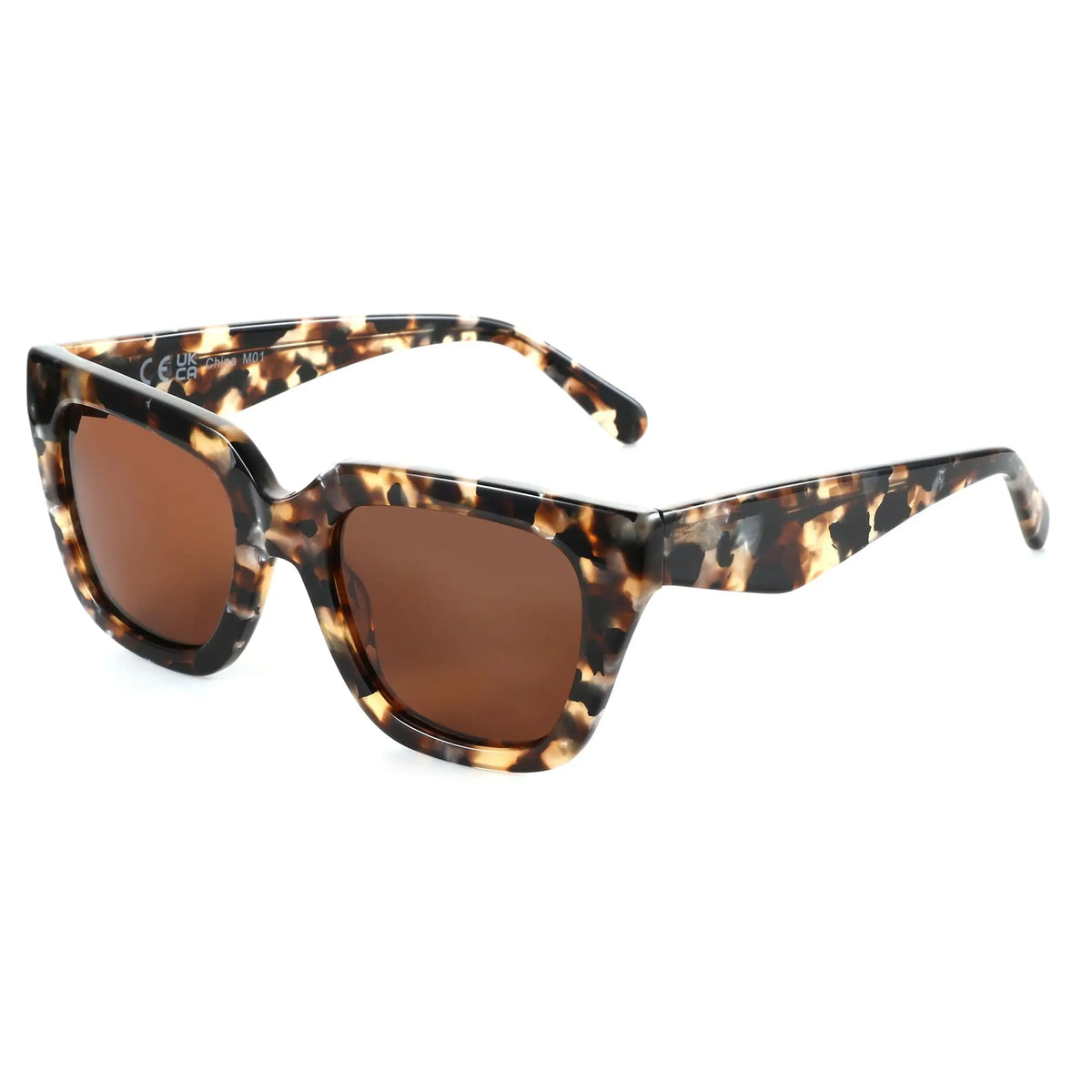 ZENOTTIC Women Polarized Sunglasses Trendy: Square Designer Sun Glasses - Retro Shades for vacation with UV400