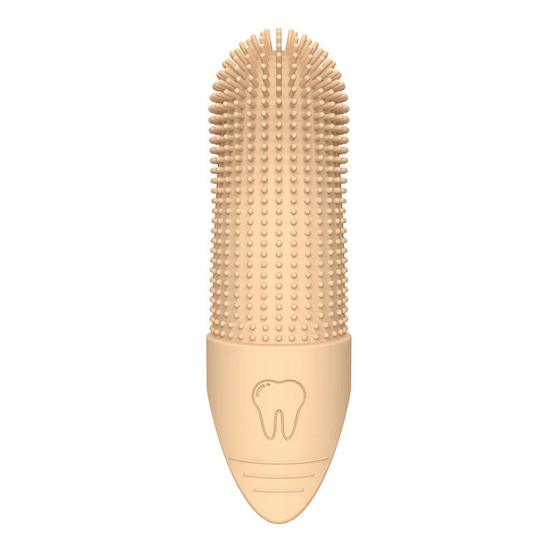 Food Grade Silicone Finger Toothbrush For Pet Dental Care