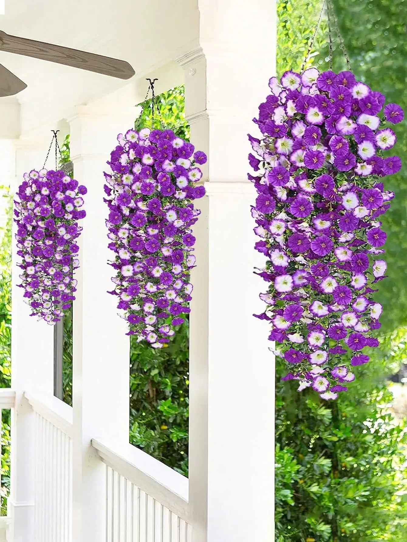Artificial Eucalyptus Silk Vine, UV-Resistant Outdoor Greenery