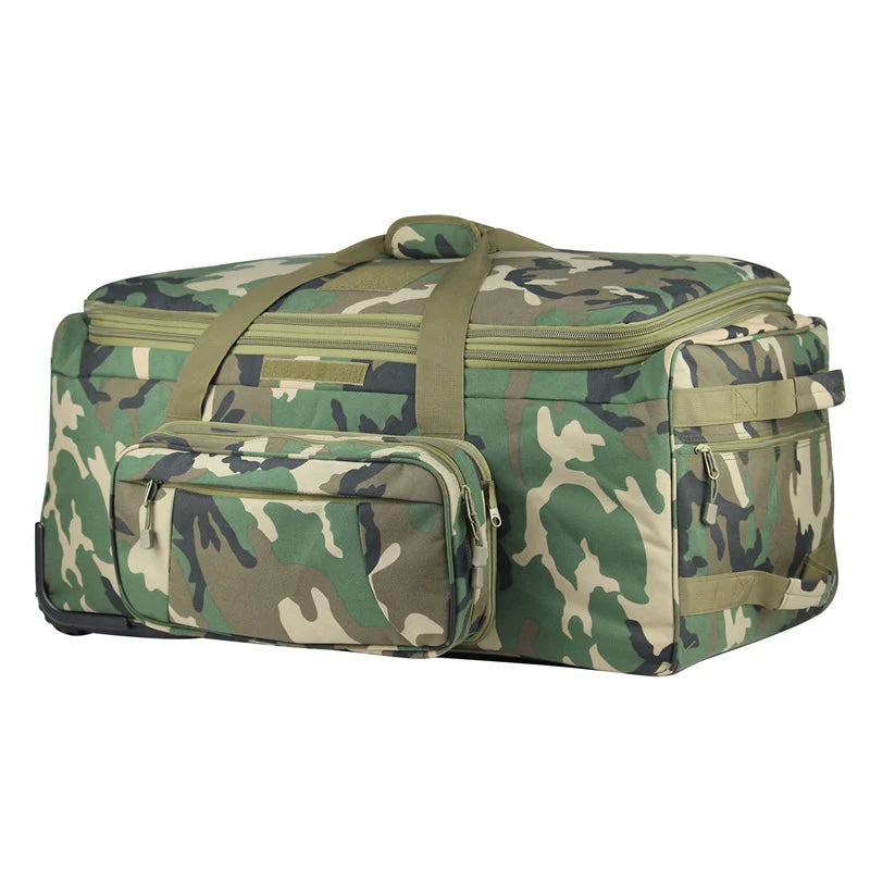 Q Tactical Rolling Duffel Bag for Camping Hiking Travel