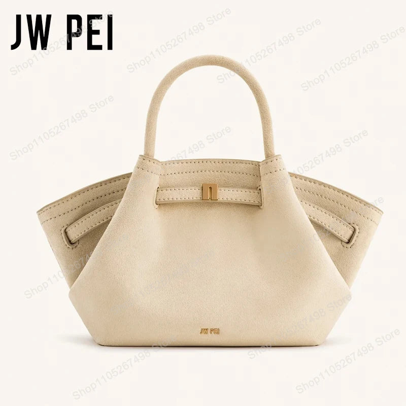 JW PEI Luxury Handbag Tote Bag for Women Leather Shoulder Bag Purse Design Large Capacity Totes Top Handle Hobo Shopper Work Bag