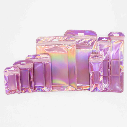VoluPack Holographic Self Sealing Resealable Jewelry Packaging Pouches