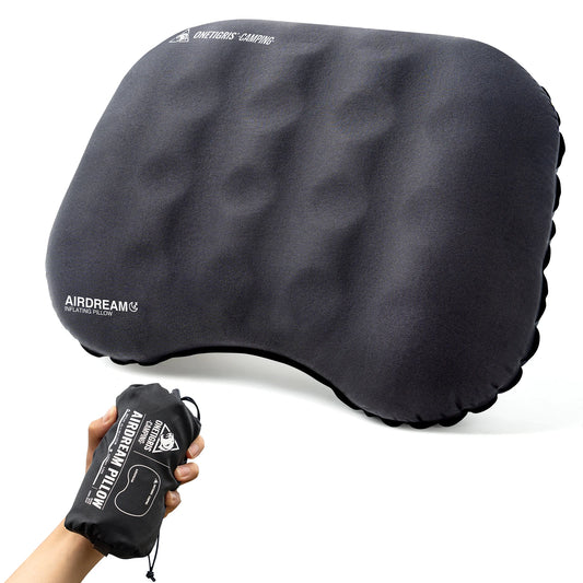 OneTigris Airdream Inflatable Camping Pillow for Travel and Backpacking