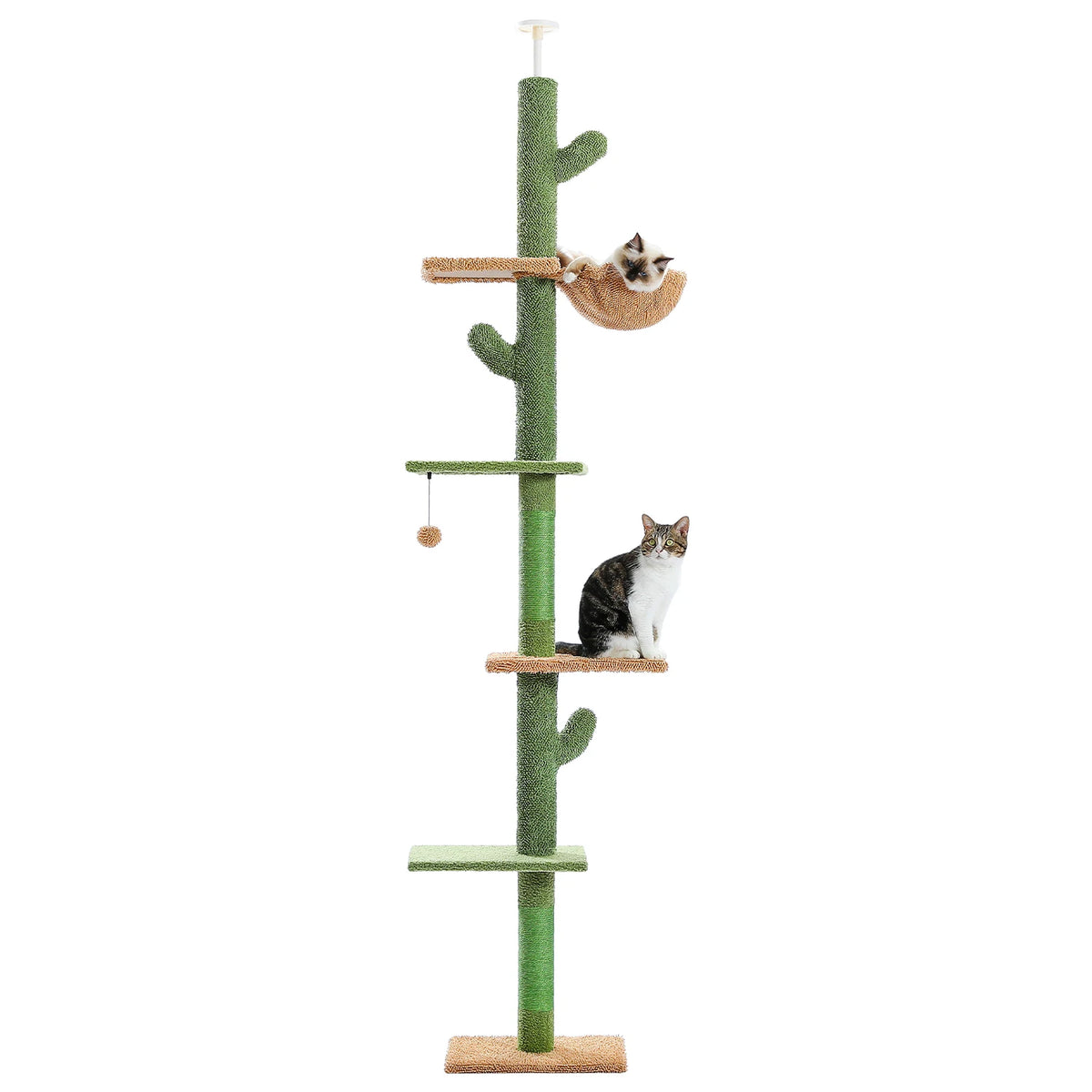 PAWZ Road Indoor Cat Tree Tower With Hammock And Scratcher