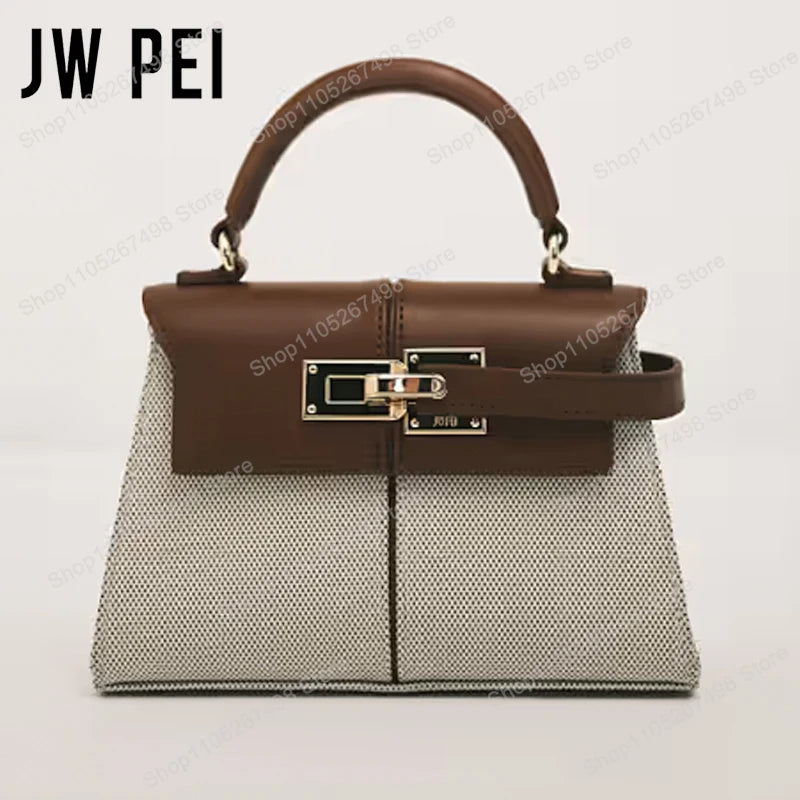 JW PEI Elise Classic Trapezoid Top Handle Shoulder Bag