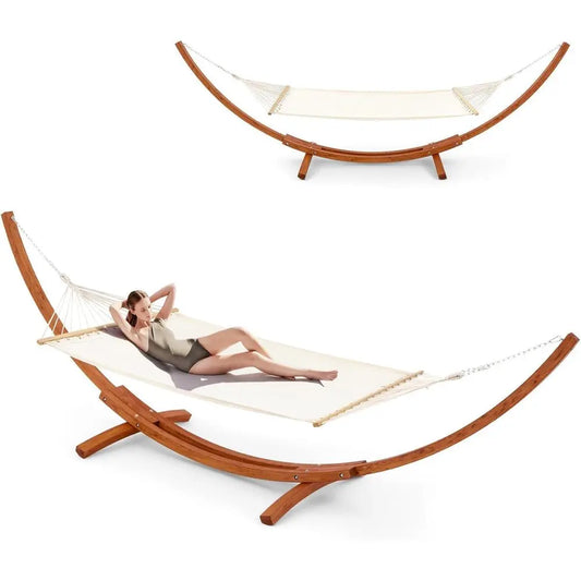 Heavy Duty Two Person Hammock With Stand for Patio Use